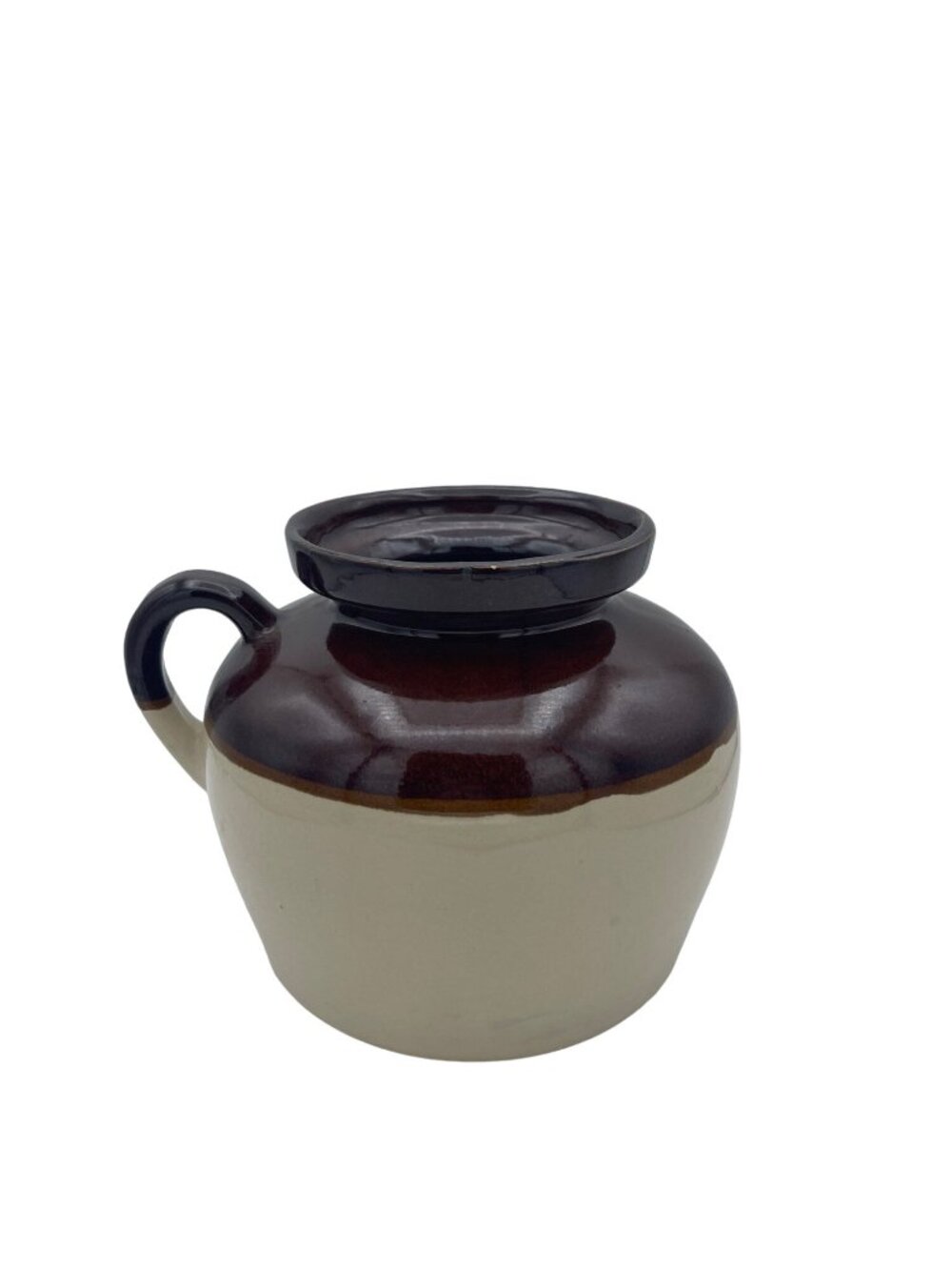 RRP Stoneware Robinson Ransbottom Pottery Co Roseville Ohio Bean Pot Pitcher 7x9